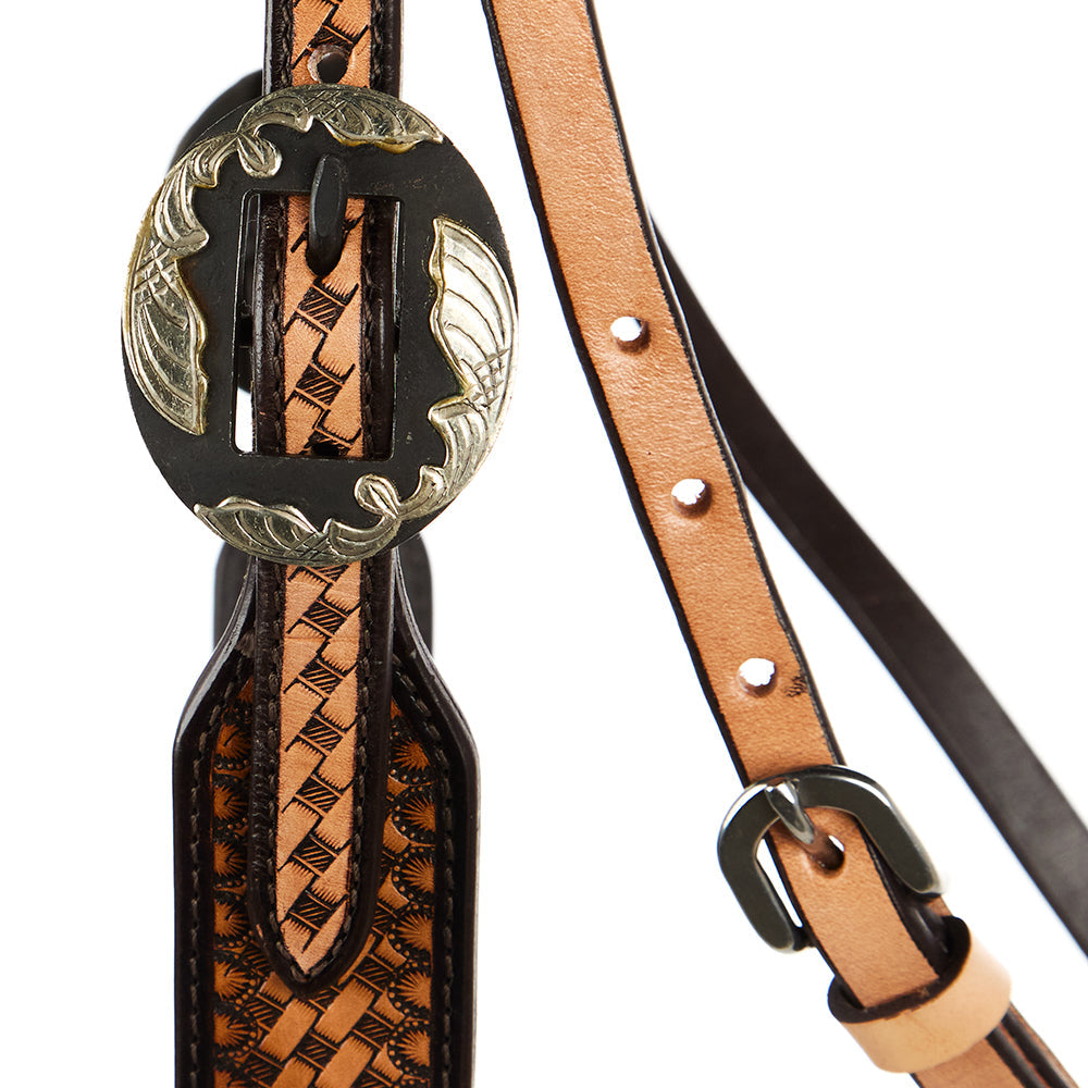 Basket Stamp Ranger Browband Headstall