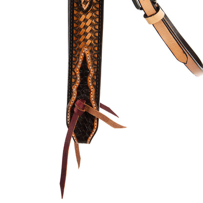 Basket Stamp Ranger Browband Headstall