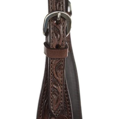 Chocolate Floral Single Ear Headstall