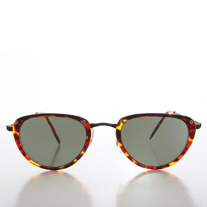 Tortoiseshell Simple 90s Vintage Sunglasses - Weaver