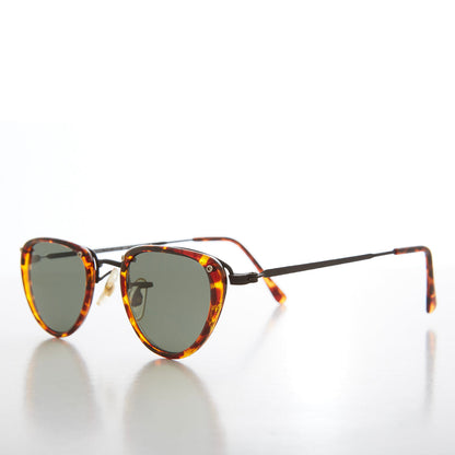 Tortoiseshell Simple 90s Vintage Sunglasses - Weaver