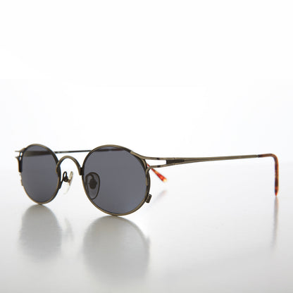 Metal Oval 90s Vintage Sunglasses - Webb