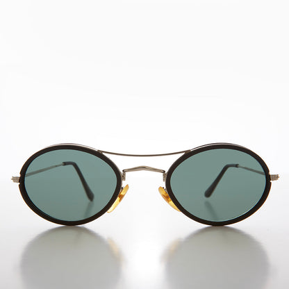 Oval Pilot Style Vintage Sunglasses - Welch