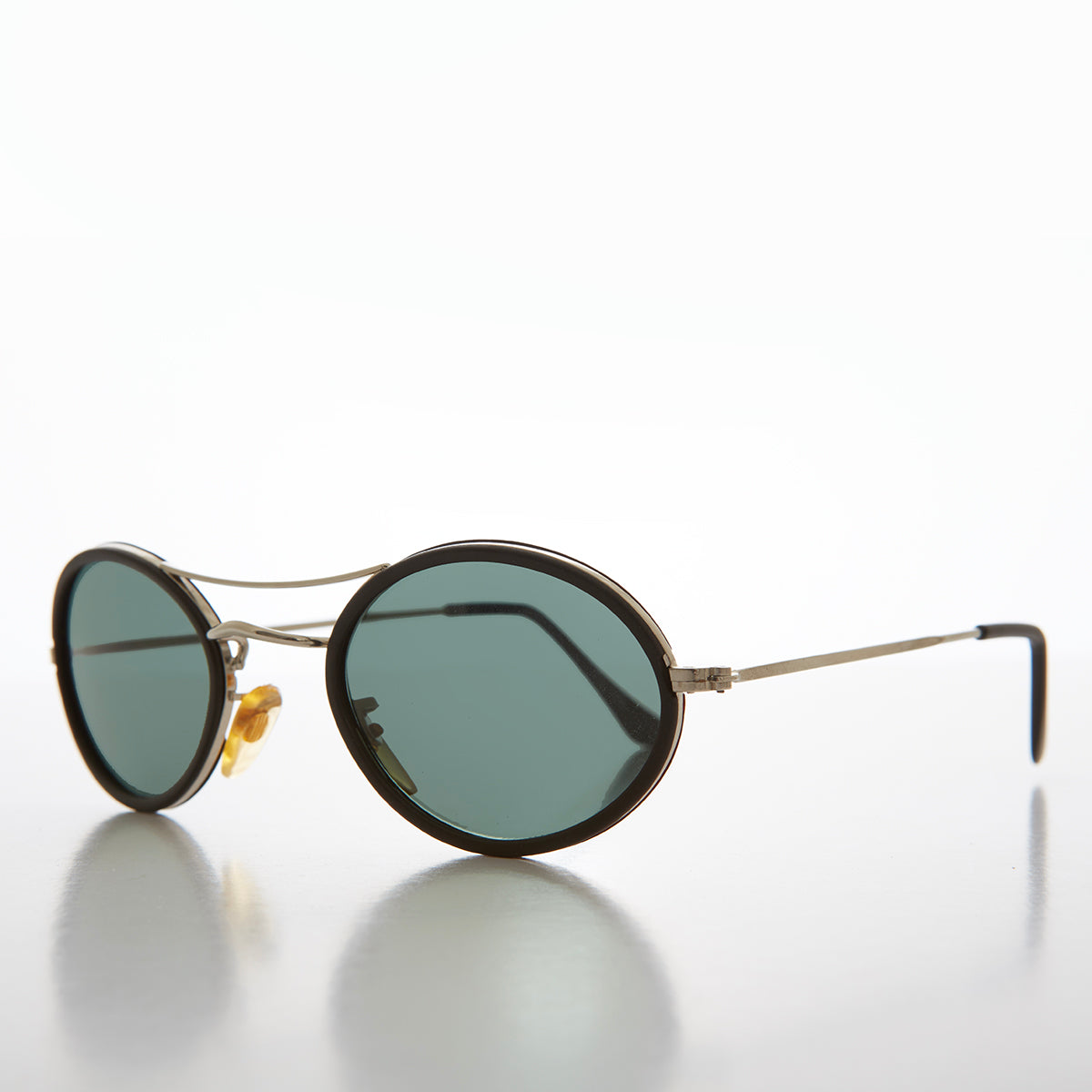 Oval Pilot Style Vintage Sunglasses - Welch