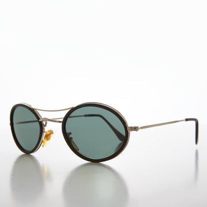 Oval Pilot Style Vintage Sunglasses - Welch