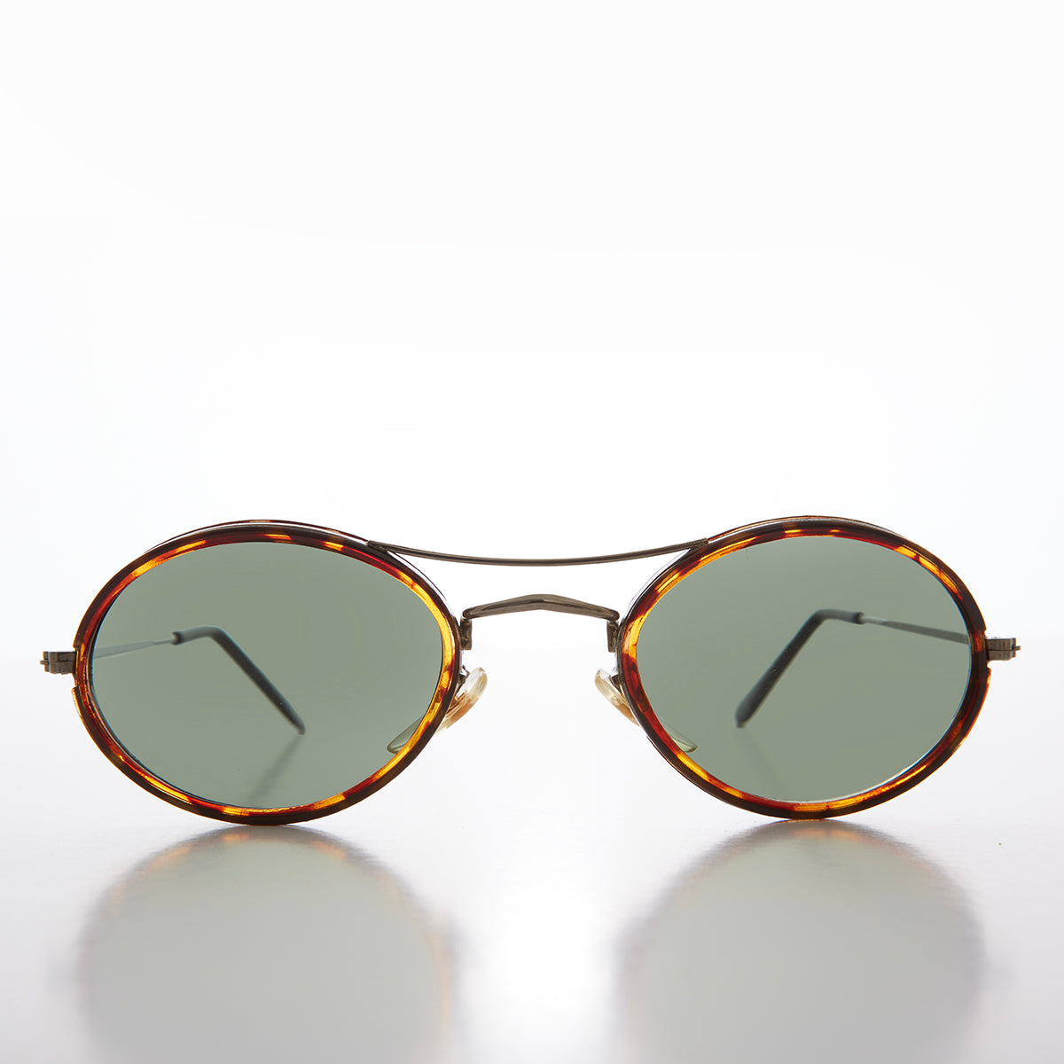 Oval Pilot Style Vintage Sunglasses - Welch