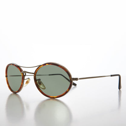 Oval Pilot Style Vintage Sunglasses - Welch