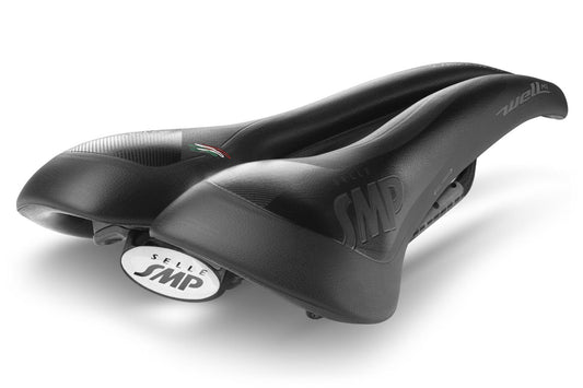 Selle SMP Well M1 Gel Saddle with Carbon Rails (Black)