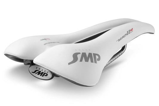 Selle SMP Well M1 Bicycle Saddle (with Steel Rails) White