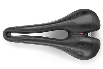 Selle SMP Well Gel Saddle with Carbon Rails (Black)