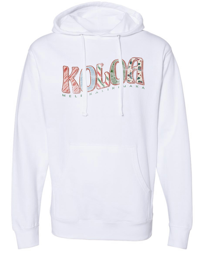 Koloa Christmas Colors Hoodie