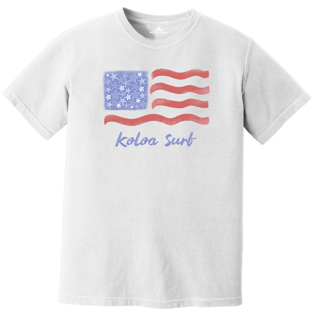Koloa Starfish Flag Pigment Dyed T-Shirt