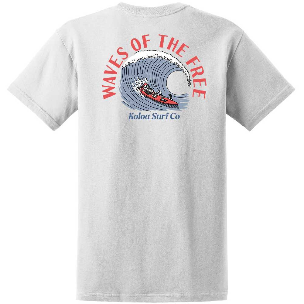 Koloa Waves Of The Free Heavyweight T-Shirt