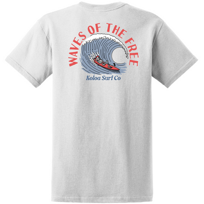 Koloa Waves Of The Free Heavyweight T-Shirt