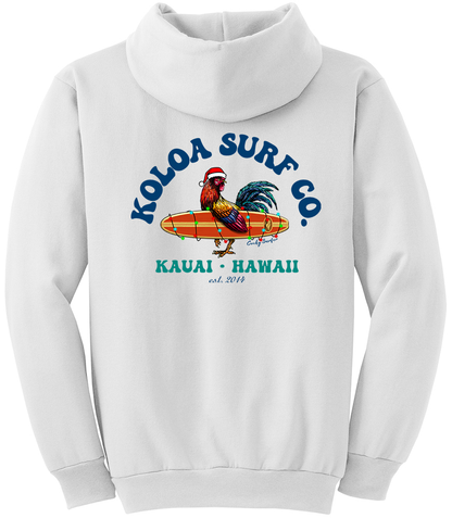 Koloa Cocky Surfer Christmas Hoodie