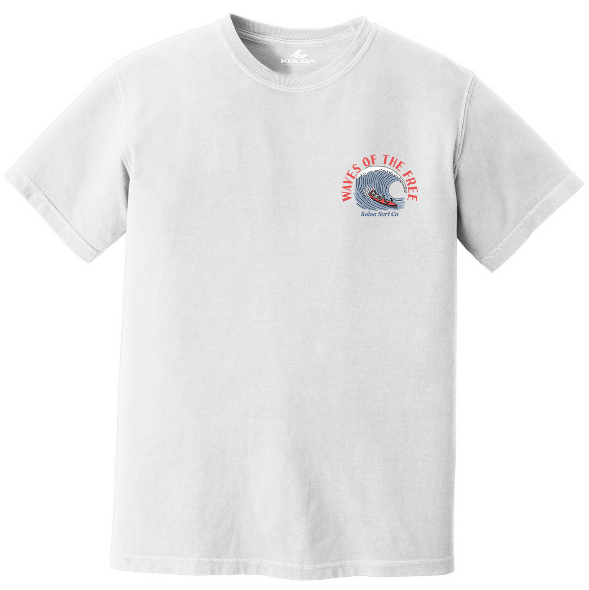 Koloa Waves Of The Free Pigment-Dyed T-Shirt