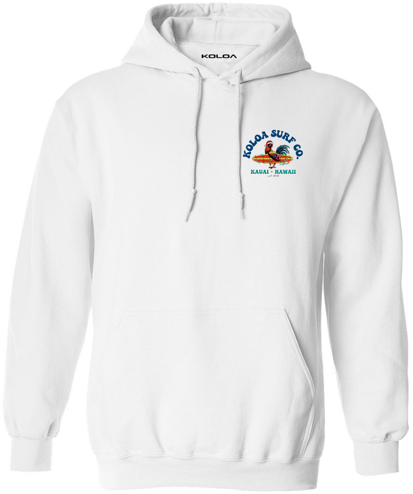 Koloa Cocky Surfer Christmas Hoodie