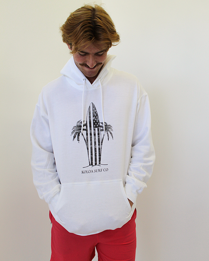 Koloa Retro USA Surfboard Hoodie