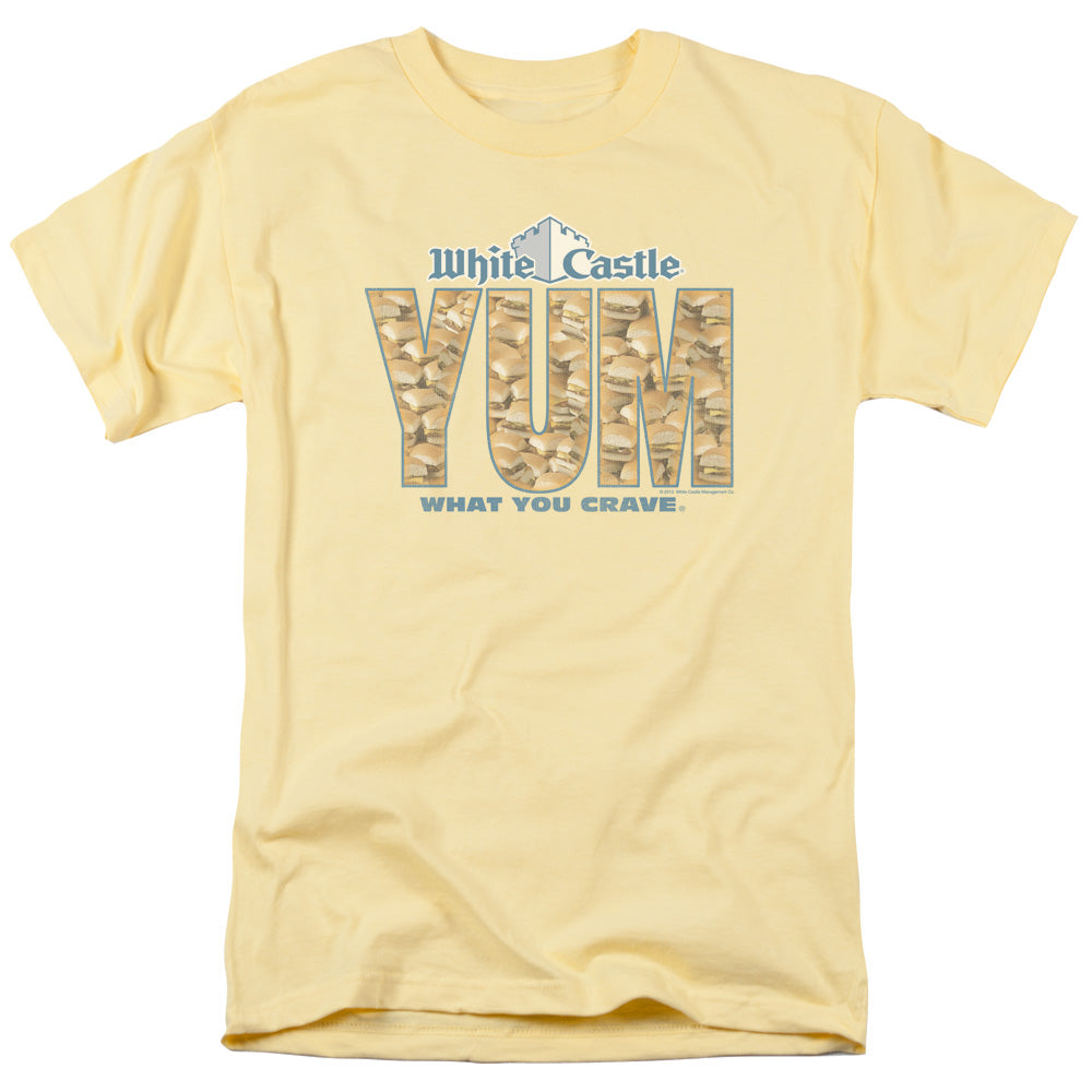 White Castle Yum Mens T Shirt Banana Officially Licensed