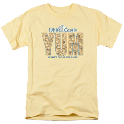 White Castle Yum Mens T Shirt Banana Officially Licensed