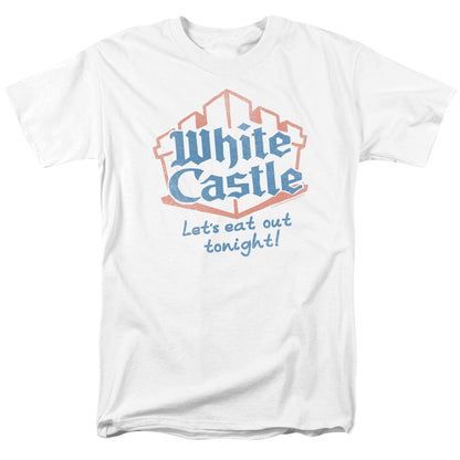White Castle Lets Eat Mens T Shirt White Officially Licensed