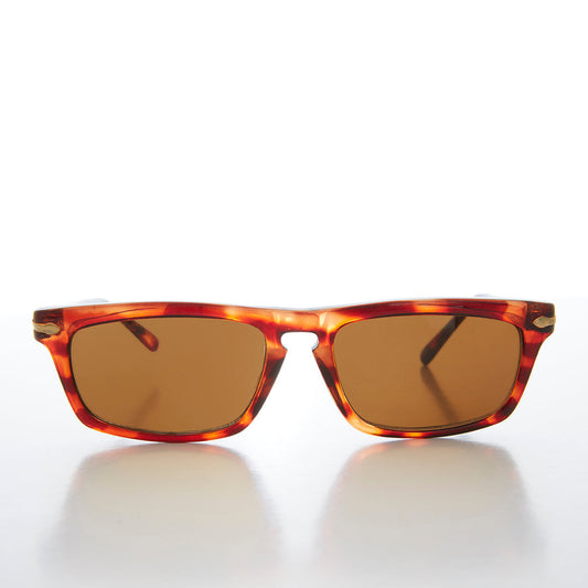 Slim Rectangular Beatnik Vintage Sunglass - Wilde