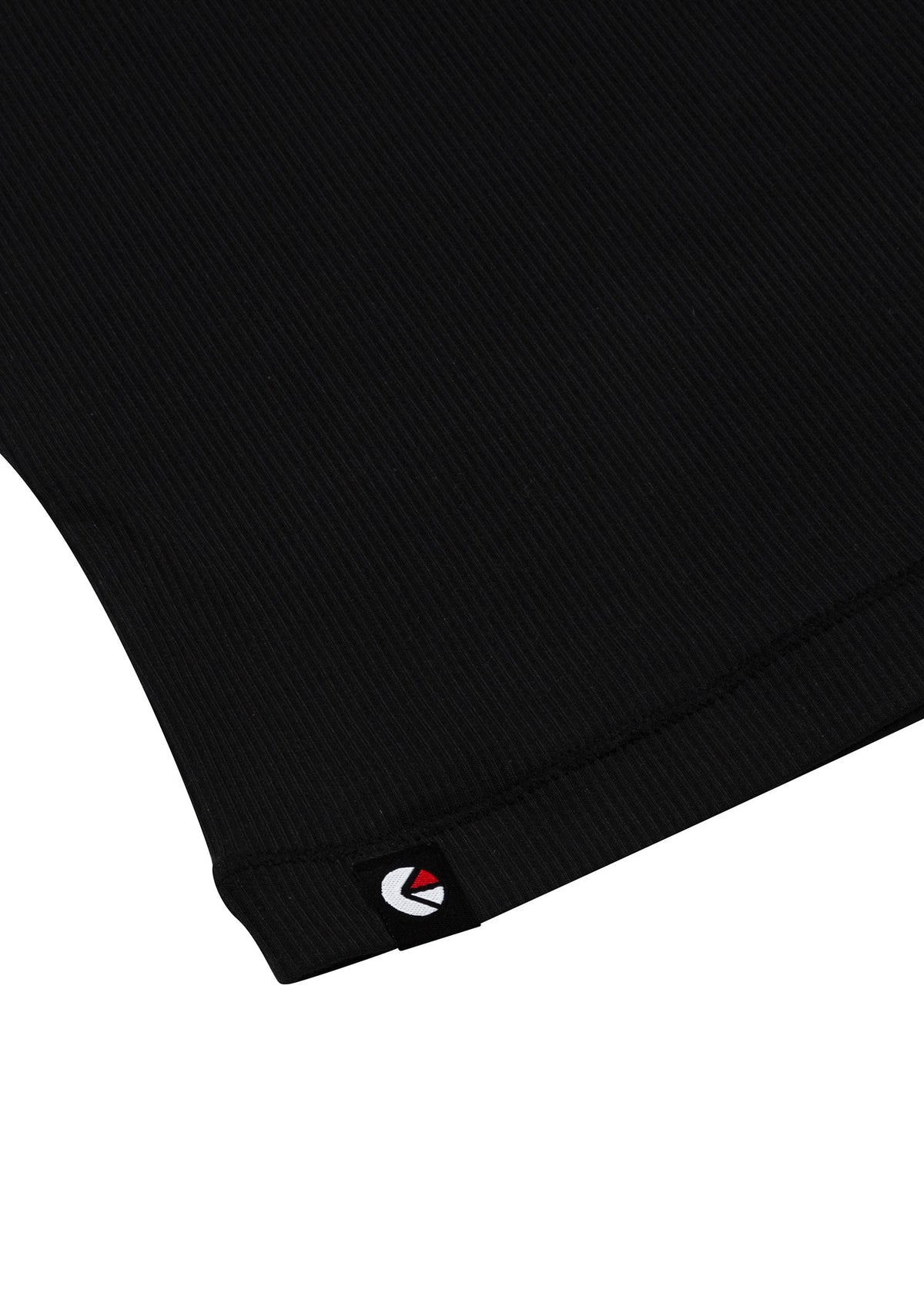 Black - Solid Black | Womens Ribbed Crop Tank
