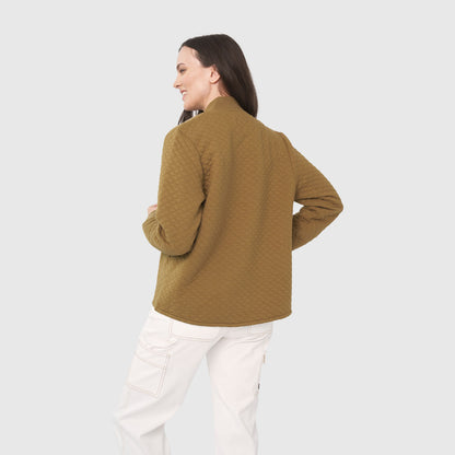 Quilted Bomber Jacket