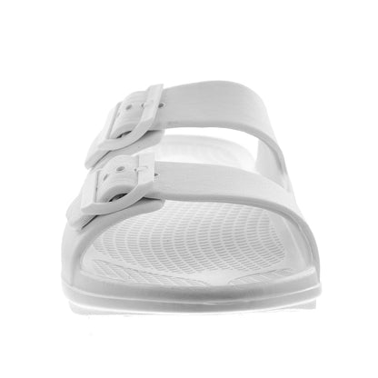 Sovella Active Recovery Sandals Women's PF Buckle Slide White
