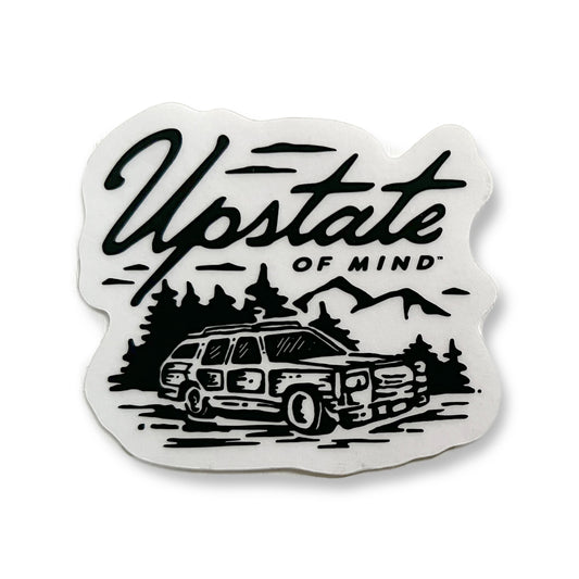 Woody Wagon Clear Sticker