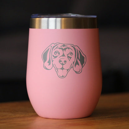 Beagle Face - Wine Tumbler