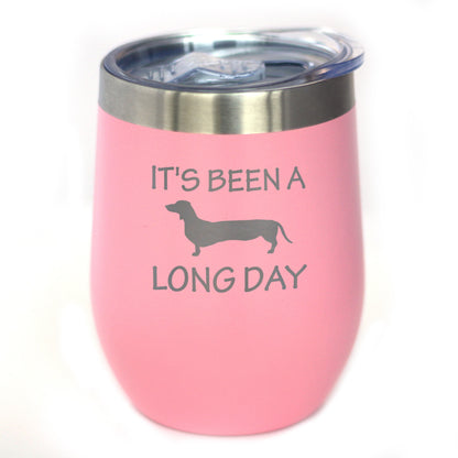 It's Been a Long Day – Cute Dachshund Engraved Glasses, Tumblers & Full Color Mugs - Funny Dachshund Themed Décor and Gifts