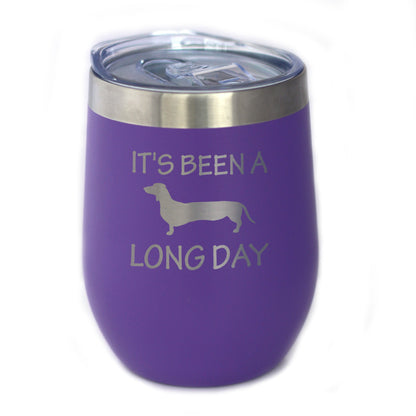It's Been a Long Day – Cute Dachshund Engraved Glasses, Tumblers & Full Color Mugs - Funny Dachshund Themed Décor and Gifts