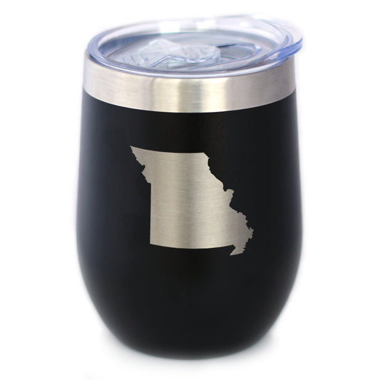 Missouri State Outline - Wine Tumbler