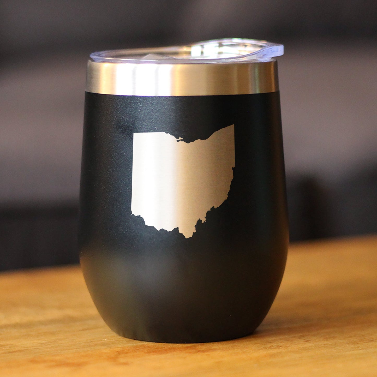 Ohio State Outline - Wine Tumbler