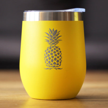 Pineapple - Wine Tumbler