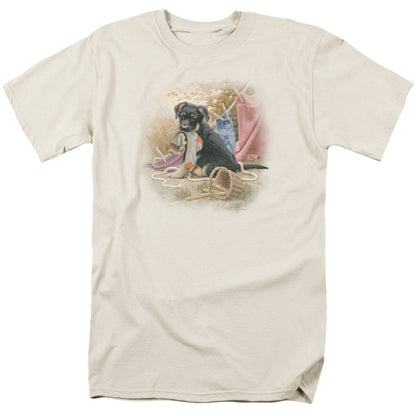 Wildlife Hanging Out Mens T Shirt Cream Officially Licensed