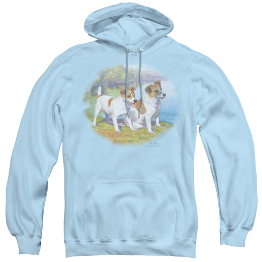 Wildlife Jack By Water Mens Hoodie Light Blue