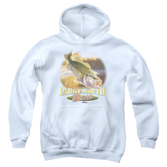 Wildlife Cartwheeling Kids Youth Hoodie White