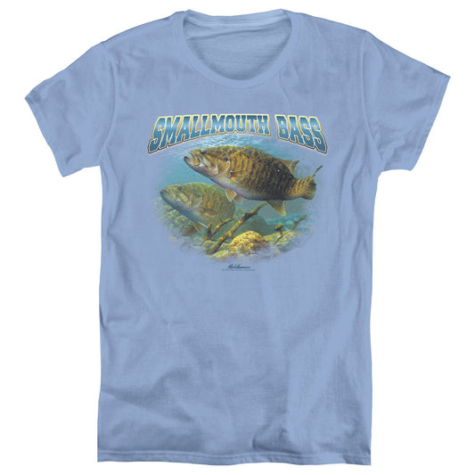 Wildlife Ganging Up Womens T Shirt Carolina Blue