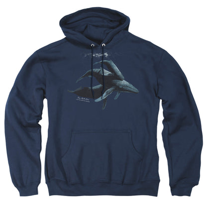 Wildlife Power&Amp;Grace Mens Hoodie Navy