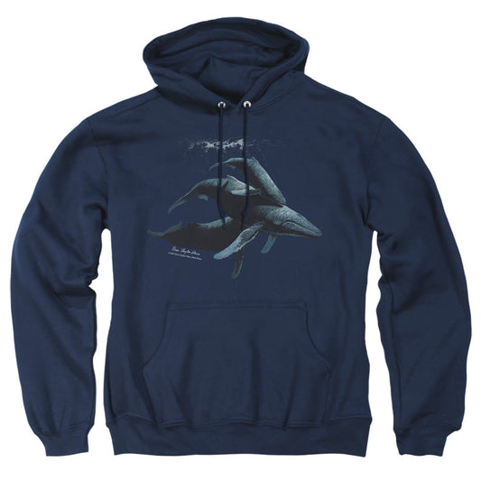Wildlife Power&Grace Mens Hoodie Navy Officially Licensed