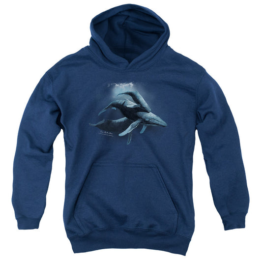 Wildlife Power&grace Kids Youth Hoodie Navy