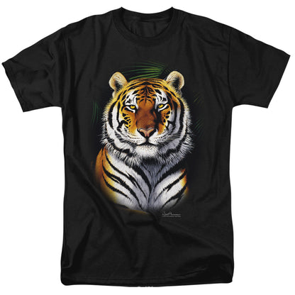 Wildlife Jungle Fire Mens T Shirt Black Officially Licensed