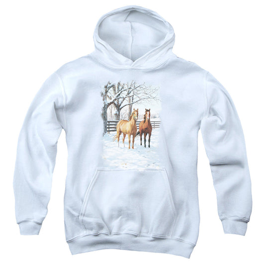 Wildlife Coffee And Chocolate Kids Youth Hoodie White