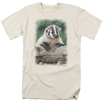 Wildlife Out Of The Meadow Mens T Shirt Cream Officially Licensed