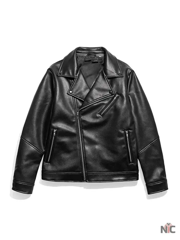 WWE Bret Hart The Hart Foundation 1997 Biker Jacket