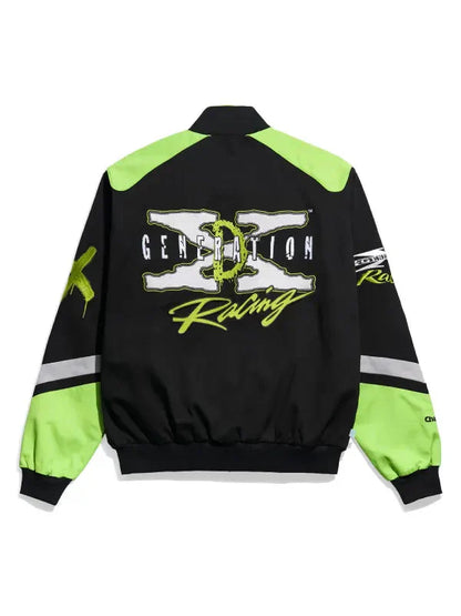 WWE DX Generation Racing Black Bomber Jacket