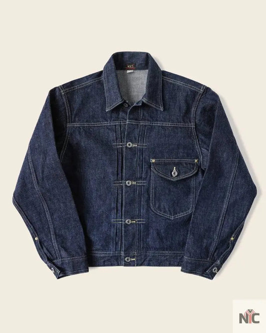 WWII Simplified Model Cowboy Selvedge Denim Jacket