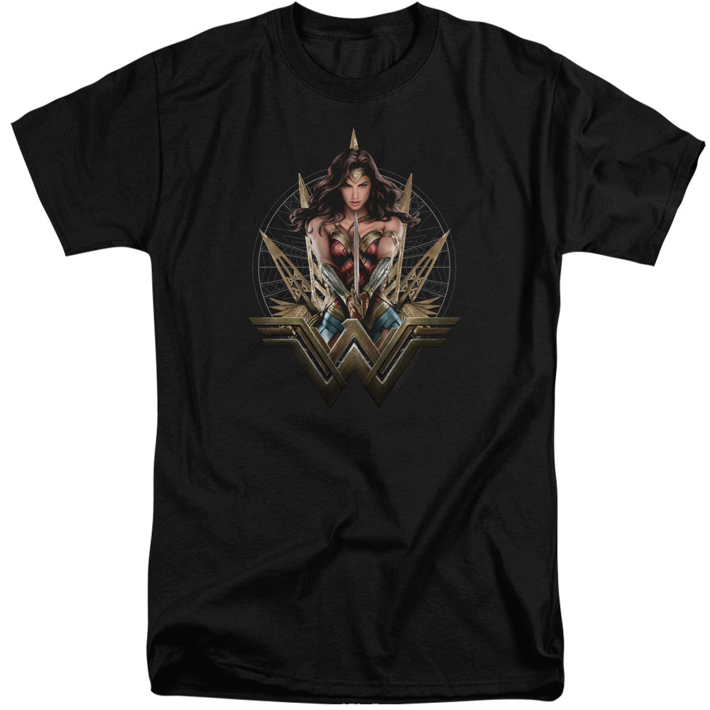 Wonder Woman Movie Wonder Blades Mens Tall T Shirt Black Officially Licensed